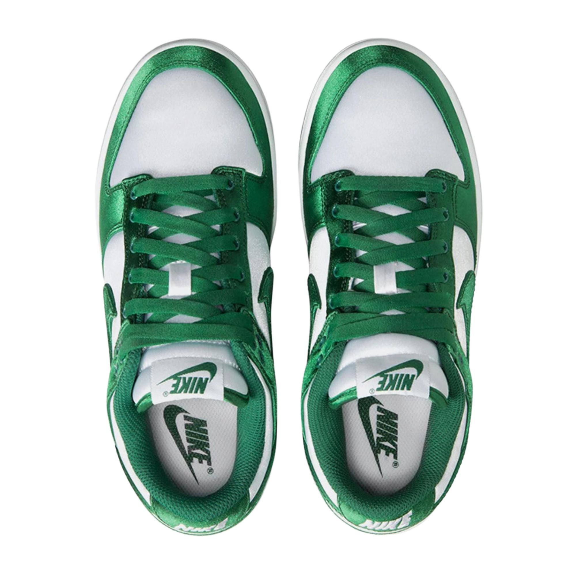 Nike Dunk Low ’Green Satin’ Sneakers