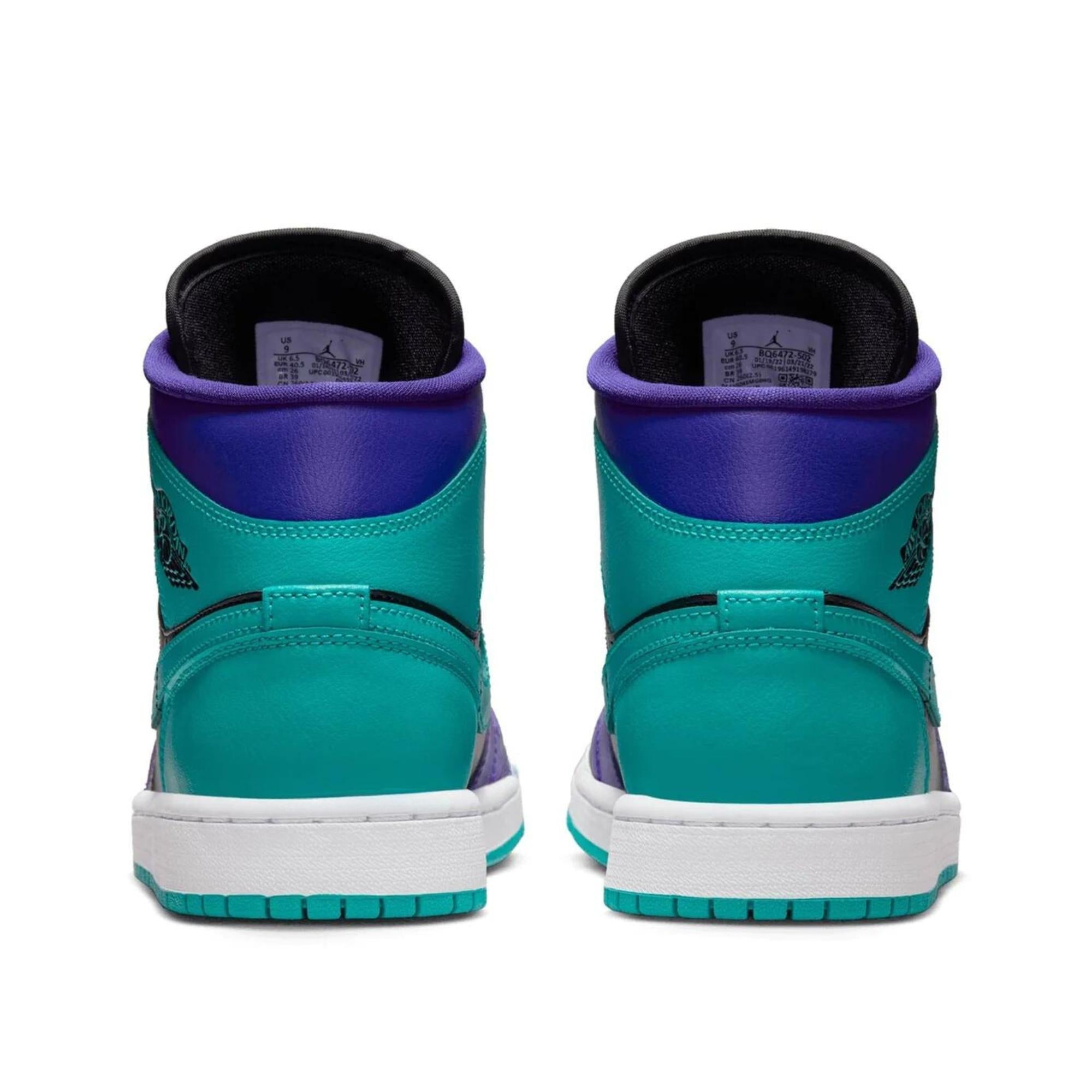 Air Jordan 1 Mid ’Black Grape’ Sneakers