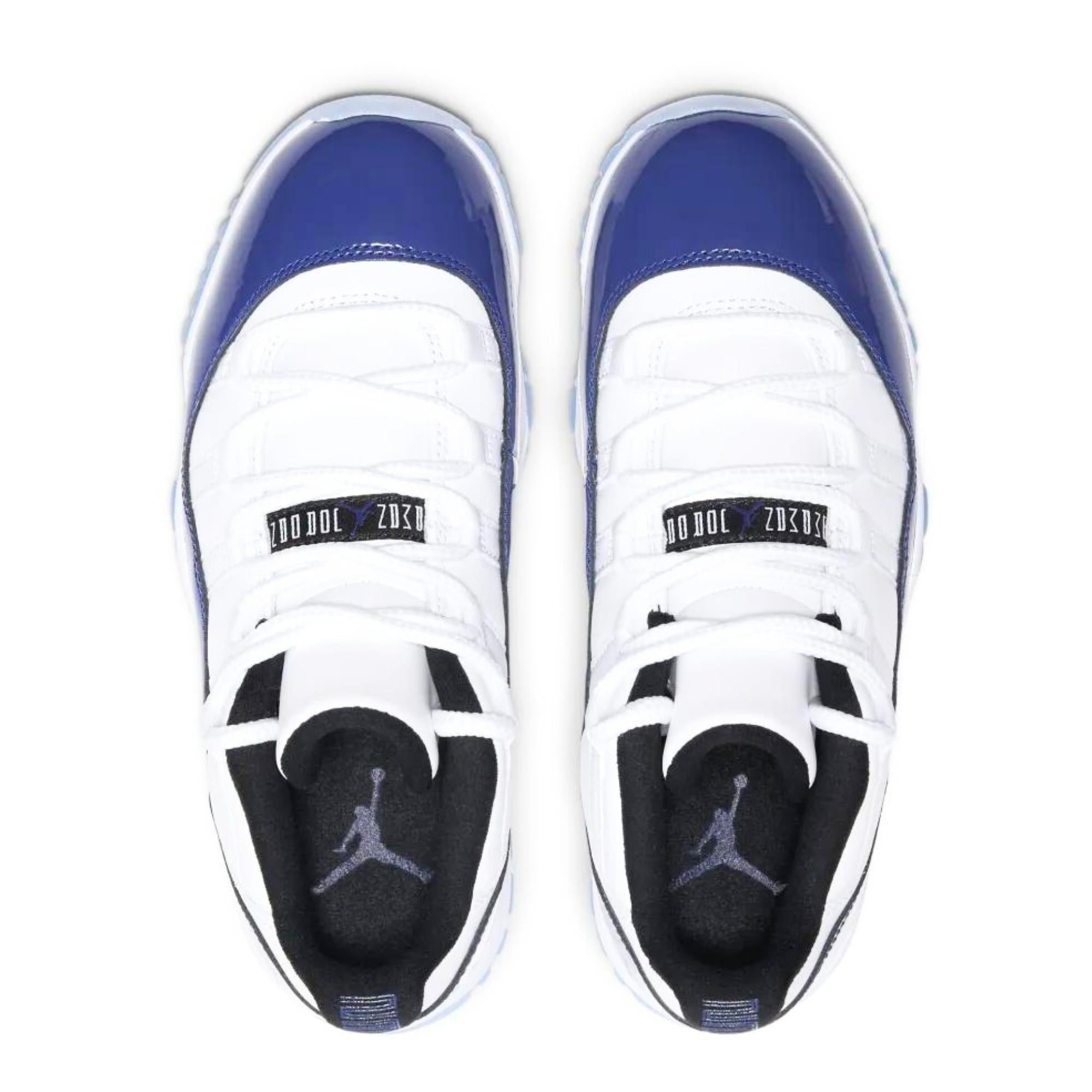 Air Jordan 11 Retro Low ’White Concord Sketch’ Sneakers